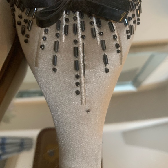 Prada Cream Beaded Mules - Picture 4 of 6